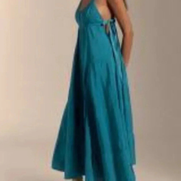 Anthropologie Pilcro Parasail Midi Dress Blue 2X - Picture 5 of 6